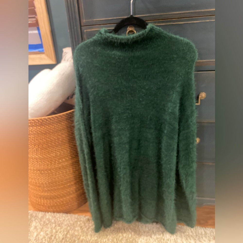 Pretty little thing emerald green longline sweater